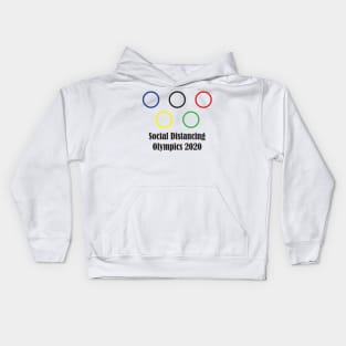 Social Distancing Olympics Kids Hoodie